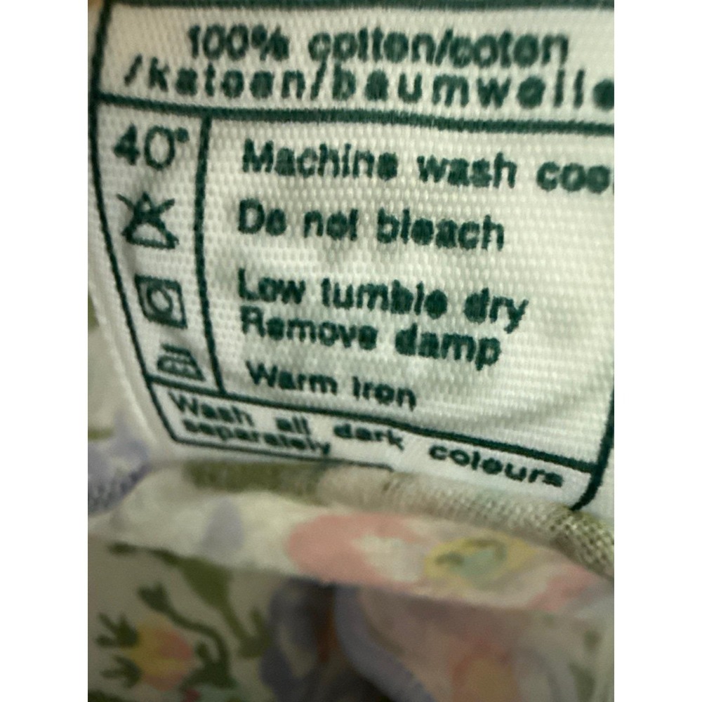 Vintage Laura Ashley Oval Tablecloth Cottagecore Floral Rose Chintz 76 x 56 - Picture 10 of 16